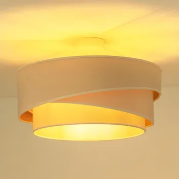 Duolla - Přisazený lustr KOBO 1xE27/15W/230V pr. 45 cm krémová