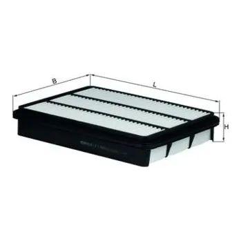 Vzduchový filtr Vzduchový filtr KNECHT LX 1700