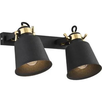 Nástěnné svítidlo Argon 0876 - Nástěnné bodové svítidlo KONGO 2xE27/15W/230V černá