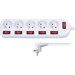 Solight PP144 - Prodlužovací kabel s vypínači 3 m