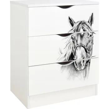 Komoda Komoda Leomark 60 x 42 x 78 cm bílá