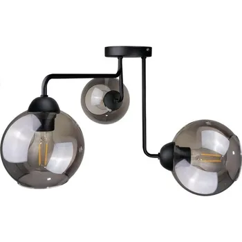 Přisazený lustr OSMO 3xE27/60W/230V černá