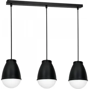 Lustr na lanku CARYON 3xE14/60W/230V černá