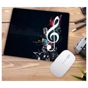 Podložka pod myš s hudebním potiskem a houslovým klíčem