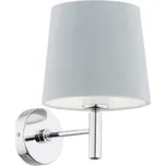 Argon 3910 - Nástěnná lampa BOLZANO 1xE27/15W/230V modrá/lesklý chrom