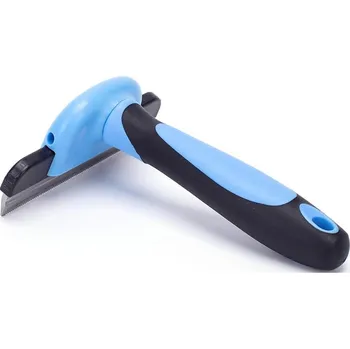 Péče o srst a drápky Nobleza - Kartáč pro psy a kočky modrá 10,5 cm