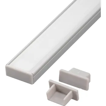 LED lišta Koncovka profilu N14 šedá Koncovka profilu N14 šedá