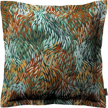 Povlak na polštářek Povlak na polštář 45x45 abstraktní zeleno-oranžový vzor