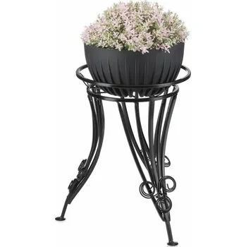 Stojan na květiny Stojan na květiny 47x43 cm černá