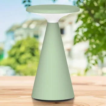 Venkovní osvětlení LED Stmívatelná stolní lampa PAROS LED/1,8W/5V USB 1800 mAh IP44 zelená