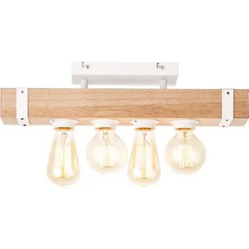 Brilliant - Lustr přisazený WHITEWOOD 4xE27/30W/230V