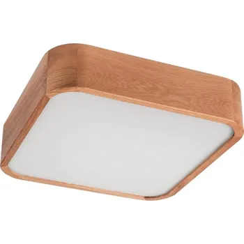 Stropní svítidlo OAK SQUARE 2xE27/15W/230V 35x35 cm dub