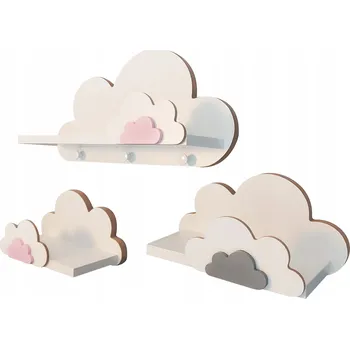 police Police ve tvaru obláčků Moliland sada 3 ks