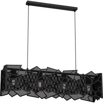 Lustr na lanku CAMO 4xE27/15W/230V černá