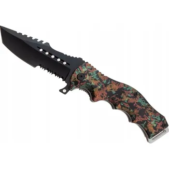 Kuchyňský nůž NŮŽ NŮŽ OTEVÍRATELNÝ JEDNOU RUKOU, MASKOVACÍ ÚCHYT