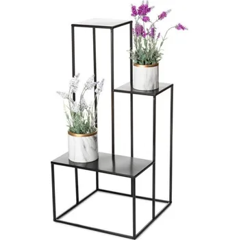 Stojan na květiny Stojan na květiny KASKADA 85x40 cm černá
