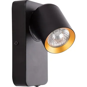 Nástěnné svítidlo Nástěnné bodové svítidlo ANDY 1xGU10/8W/230V černá/zlatá