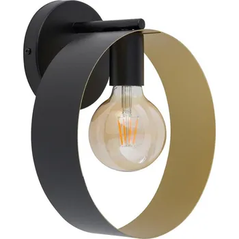 Nástěnné svítidlo Nástěnné svítidlo HAPPY 1xE27/60W/230V černá/zlatá