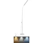 LED Stmívatelná stojací lampa SIGNUS LED/10W/230V 3000/4500/6500K bílá