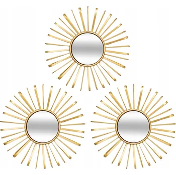 Zrcadlo Zrcadlo Atmosphera nástěnné kulaté s kovovým rámem 24,5 x 24,5 mm