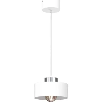 Lustr na lanku MARTI 1xE27/15W/230V bílá/chrom