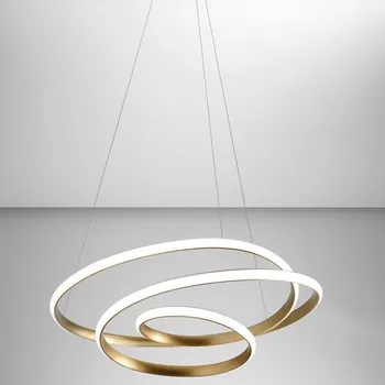 Gea Luce DIVA S P ORO - LED Stmívatelný lustr na lanku DIVA LED/43W/230V zlatá