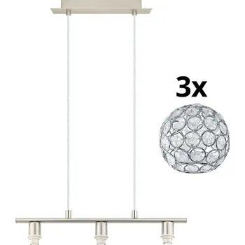Eglo - LED Lustr na lanku MY CHOICE 3xE14/4W/230V chrom