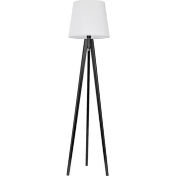 Lampička Stojací lampa CONE 1xE27/60W/230V wenge bílá