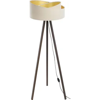 Lampička Stojací lampa GALAXY 1xE27/60W/230V krémová/hnědá