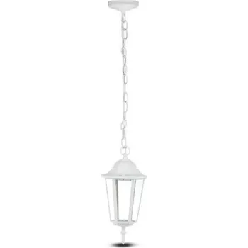 Venkovní osvětlení Venkovní lustr na řetězu 1xE27/40W/230V IP44 bílá
