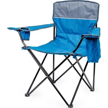 kempingová židle Skládací kempingová židle modrá
