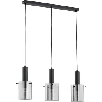 Lustr na lanku CELIA 3xE27/60W/230V černá