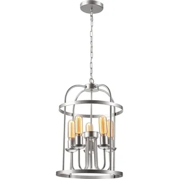 Lustr na řetězu CONSTANTINE 5xE27/60W/230V chrom