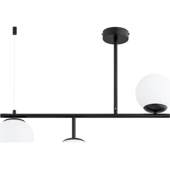 Lustr na tyči LUNA 3xE14/10W/230V černá