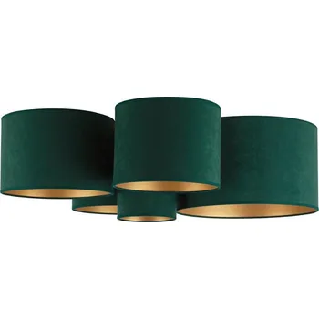 Duolla - Stropní svítidlo ROLLER PENTO 5xE27/60W/230V zelená/zlatá