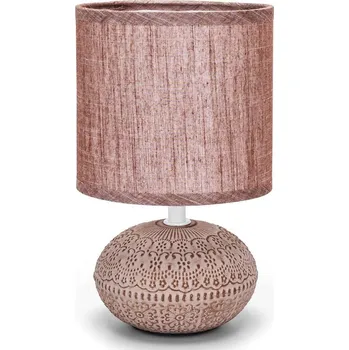 Lampička Aigostar - Stolní lampa 1xE14/40W/230V hnědá