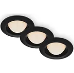 Briloner 7056-035 - SADA 3x LED Koupelnové podhledové svítidlo LED/3W/230V IP44