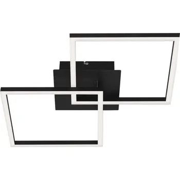 Briloner 3210-015 - LED Stmívatelné stropní svítidlo FRAME 2xLED/11W/230V černá