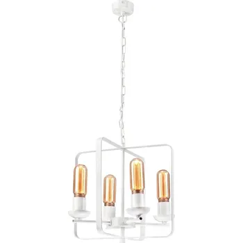 Lustr na řetězu CEDRIC II 4xE27/60W/230V bílá
