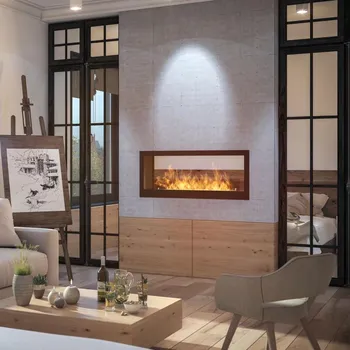 Biokrb InFire - Vestavěný BIO krb 120x50 cm 3kW oboustranný