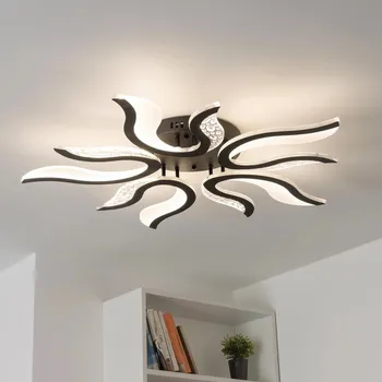 Brilagi - LED Stmívatelný přisazený lustr TWIST LED/65W/230V 3000-6500K černá+DO