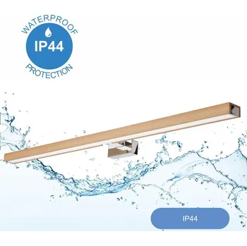 Koupelnové svítidlo Brilagi-LED Koupelnové osvětlení zrcadla WOODY MIRROR LED/15W/230V IP44 dub/chro