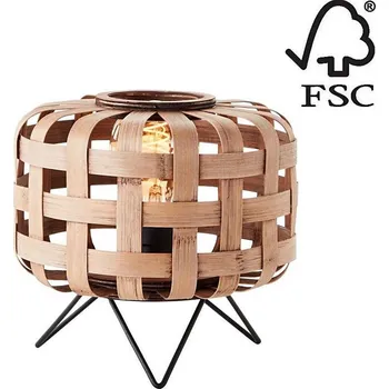 Lampička Brilliant Brilliant - Stolní lampa WOODLINE 1xE27/40W/230V bambus - FSC certifikováno + záruka 3 roky