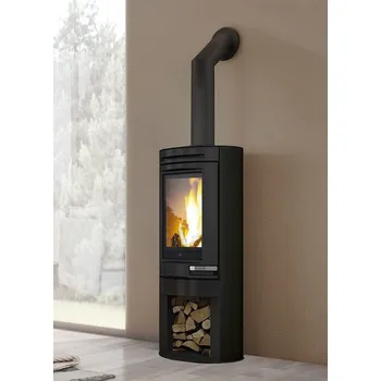 Krbová kamna Krbová kamna na dřevo EK TALLY EVO černá