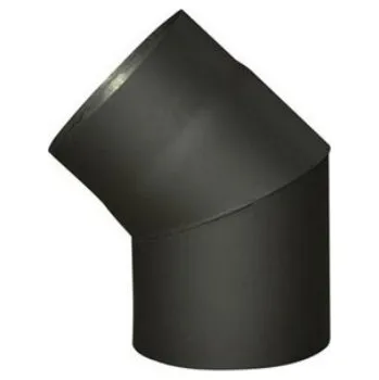 Kouřovod Kouřovod koleno průměr 180/45°/1,5 mm černé