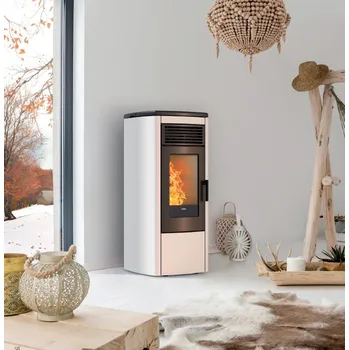 Krbová kamna Peletová kamna rozvod vzduchu Klover AURA 100 MULTI-AIR + WiFi
