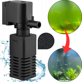 Bezpečnostní kamera Vnitřní houbový filtr Ragazzashop_pl Pro malé akvárium 4W mechanický