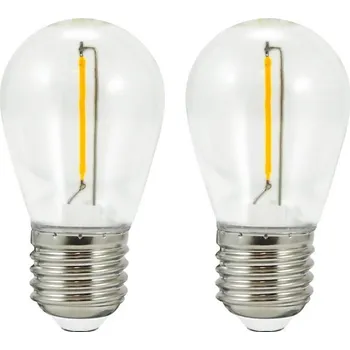 Žárovka SADA 2x LED Žárovka PARTY E27/0,5W/36V 2200K