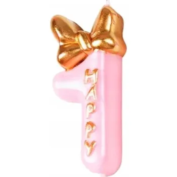 Dortová svíčka Narozeninová svíčka ČÍSLICE 1 na dort