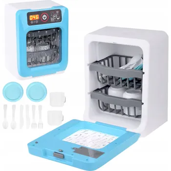 Myčka nádobí HRAČKA MYČKA NÁDOBÍ S NÁDOBÍM A PŘÍBORY, SVĚTELNÉ A ZVUKOVÉ EFEKTY